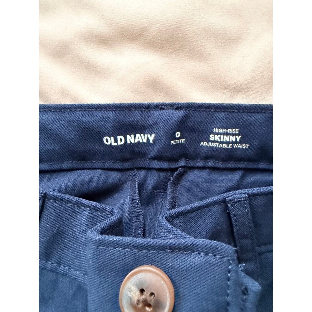 0 Petite Newer Tag Old Navy Petite Pants Navy Blue - Picture 3 of 6